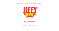 Desktop Screenshot of jiffypee.com
